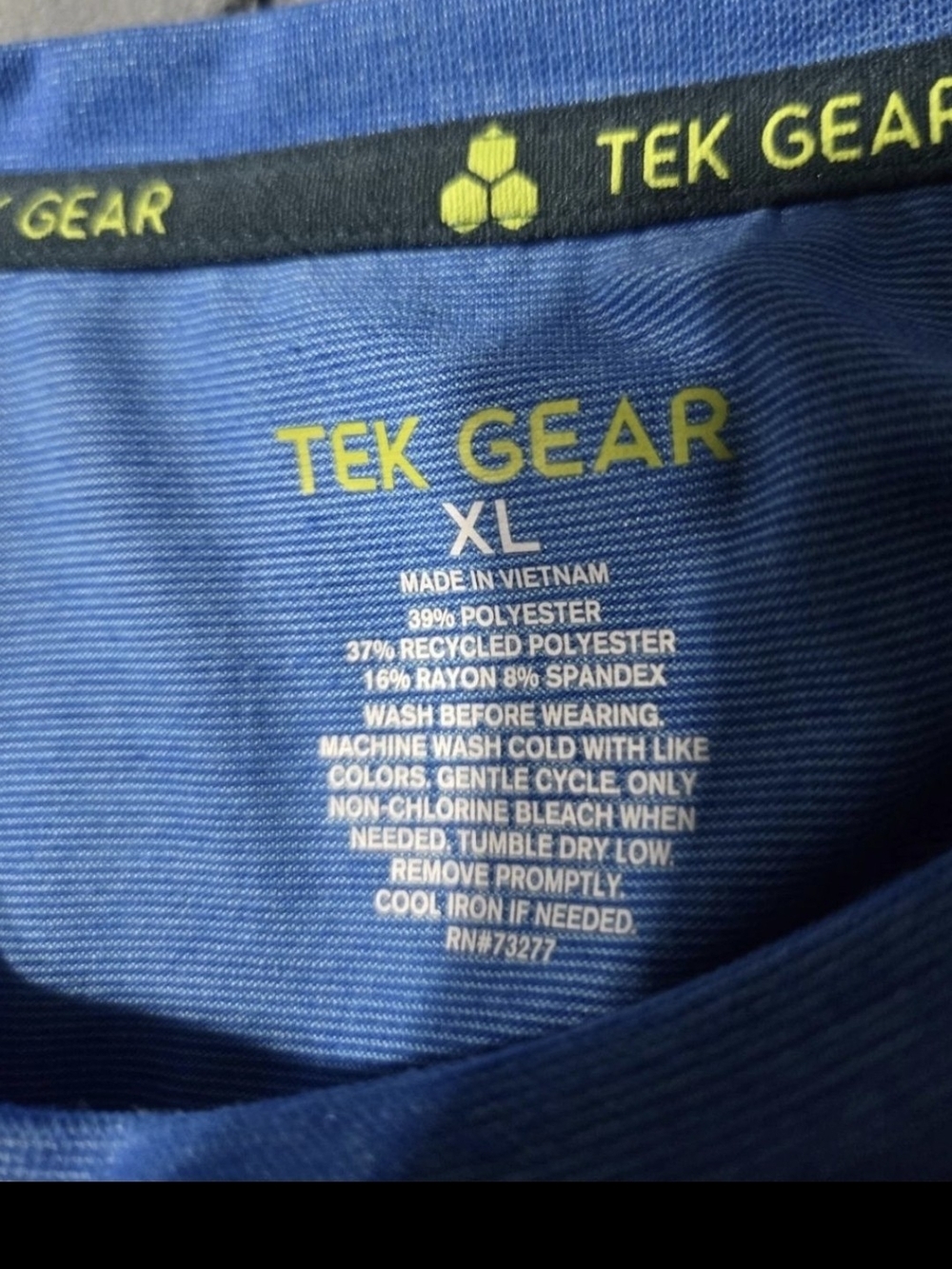 TEK GEAR Mens Performance 4 Tees - XL